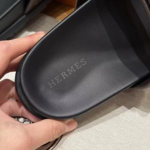 Hermes Chypre Sandal Women Techno-sandal Suede Goatskin Marron Ebène H222297Z ME340 - Image 11