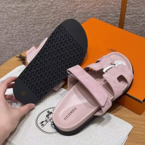 Hermes Chypre Sandal Women Techno-sandal Suede Goatskin Terre Cuite - Image 12