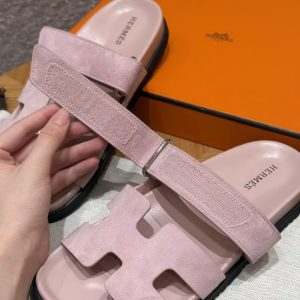 Hermes Chypre Sandal Women Techno-sandal Suede Goatskin Terre Cuite - Image 6