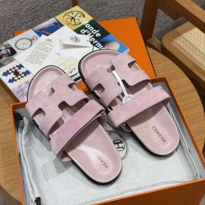 Hermes Chypre Sandal Women Techno-sandal Suede Goatskin Terre Cuite - Image 3