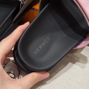 Hermes Chypre Sandal Women Techno-sandal Suede Goatskin Terre Cuite - Image 3