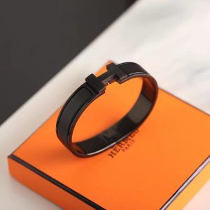 Hermes Clic HH So Black Bracelet Matte Enamel Black Noir Mat H703203FK01T4 - Image 8