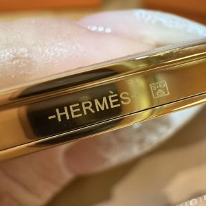 Hermes Constance Slim Wallet Handmade In Epsom Calfskin Leather Gold Hardware 37 Gold - Image 8