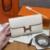 Hermes Constance To Go Wallet Handmade In Epsom Calfskin Leather Enamel Fittings Hardware I2 Nata