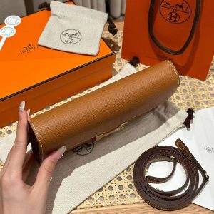 Hermes Constance To Go Wallet Handmade In Epsom Calfskin Leather Gold Hardware ck37 Gold - Image 16