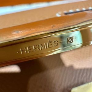 Hermes Constance To Go Wallet Handmade In Epsom Calfskin Leather Gold Hardware ck37 Gold - Image 14