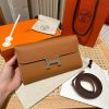 Hermes Constance To Go Wallet Handmade In Epsom Calfskin Leather Silver Hardware ck37 Gold