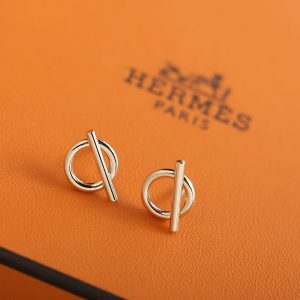 Alternative view of Hermes Echappee Hermès Earrings Rose Gold H219596B 00