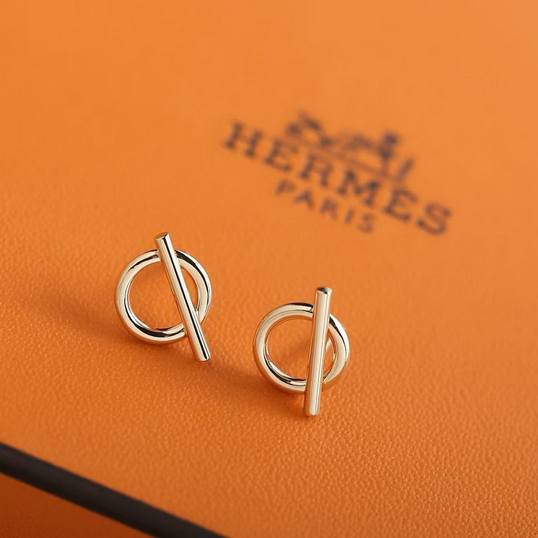 Hermes Echappee Hermès Earrings Rose Gold H219596B 00 - Image 2