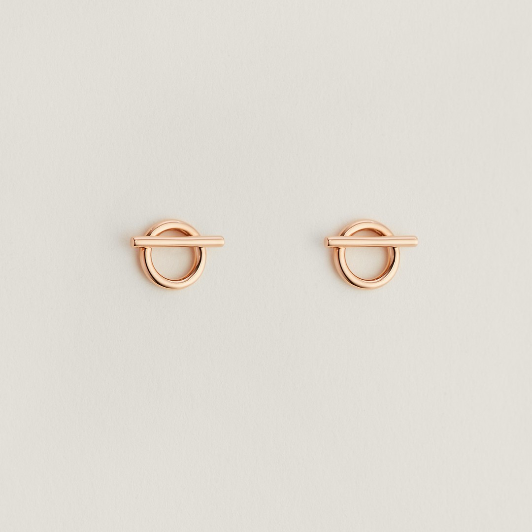 Hermes Echappee Hermès Earrings Rose Gold H219596B 00