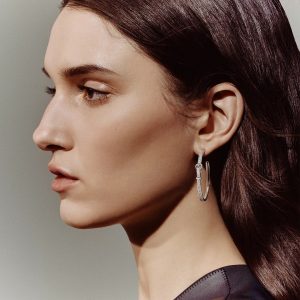 Hermes Etriviere Dangle Earrings White Gold H124505B 00 - Image 3