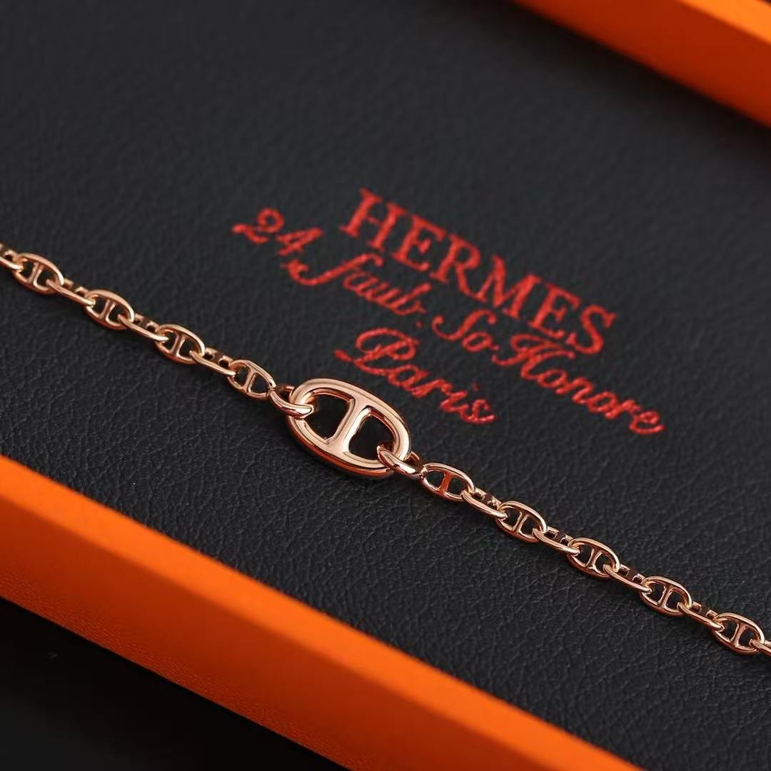 Hermes Farandole Bracelet Rose Gold H119450B 00LG - Image 6