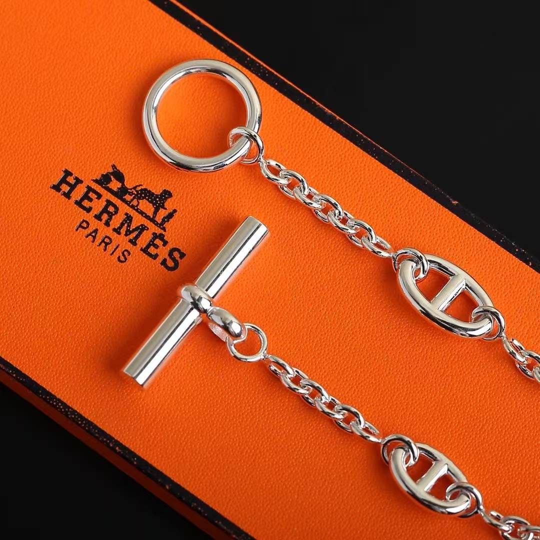 Hermes Farandole Bracelet Sterling Silver H104567B 00LG - Image 6