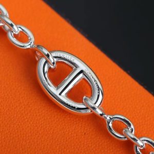Hermes Farandole Bracelet Sterling Silver H104567B 00LG - Image 4