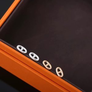 Hermes Farandole Earrings Rose Gold H113503B 00 - Image 9