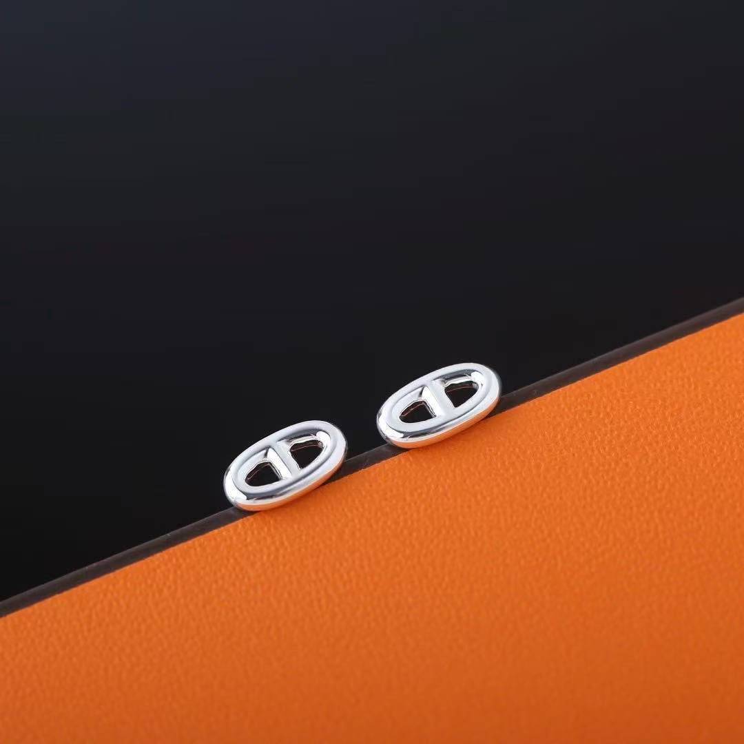 Hermes Farandole Earrings Rose Gold H113503B 00 - Image 8