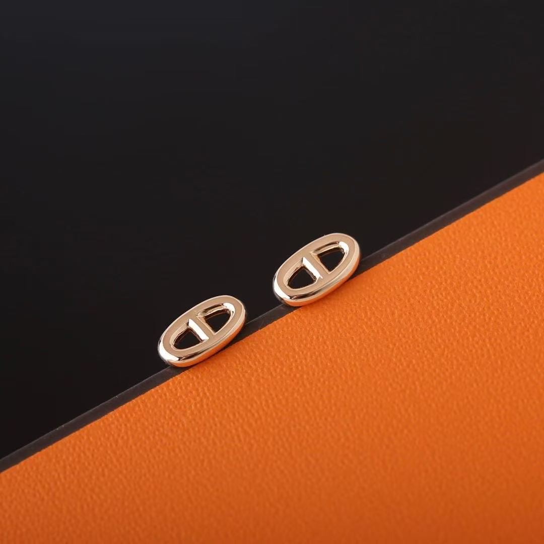 Hermes Farandole Earrings Rose Gold H113503B 00 - Image 7