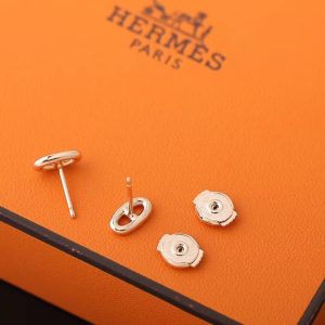 Hermes Farandole Earrings Rose Gold H113503B 00 - Image 6