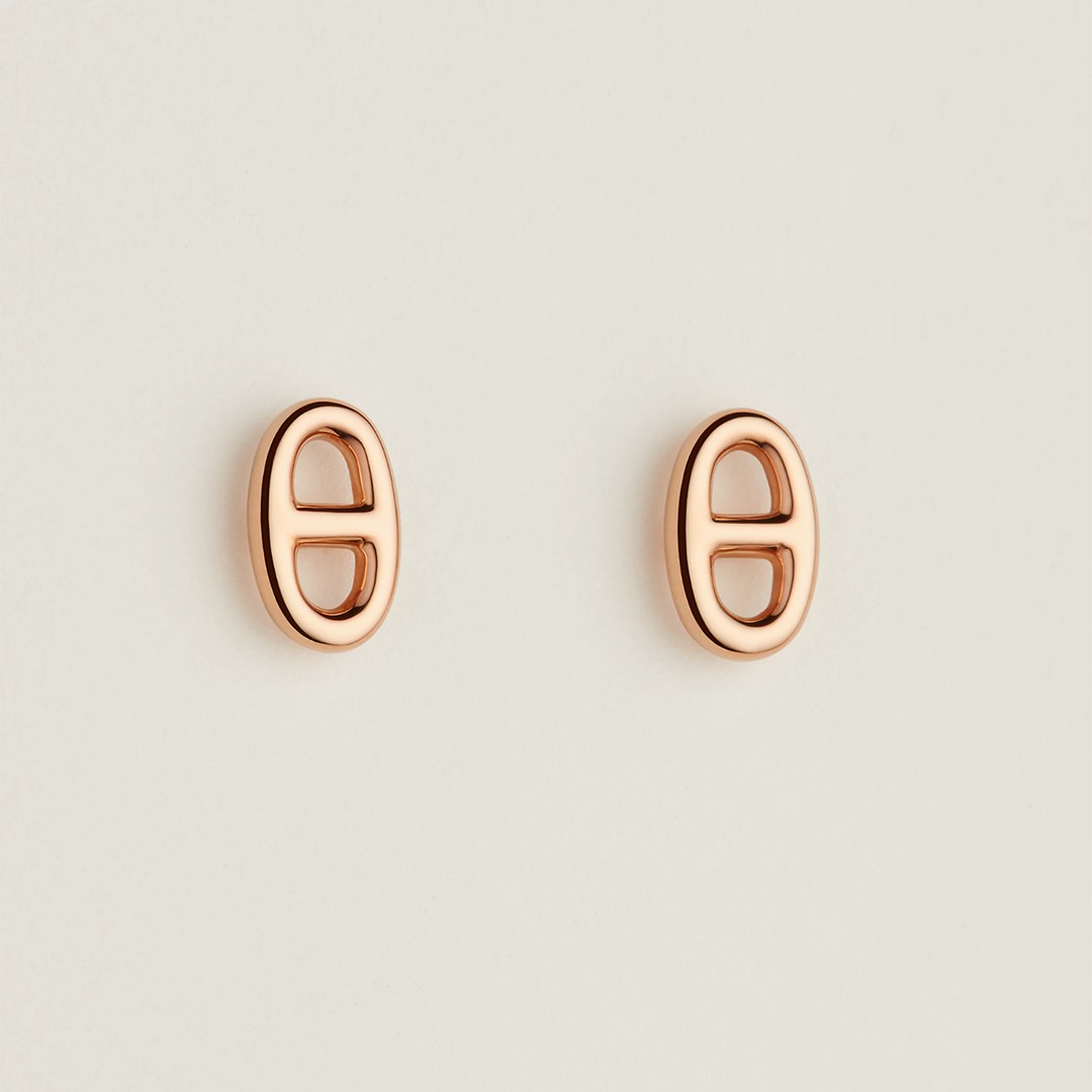 Hermes Farandole Earrings Rose Gold H113503B 00
