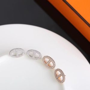 Hermes Farandole Earrings Rose Gold H221516B 00 - Image 7
