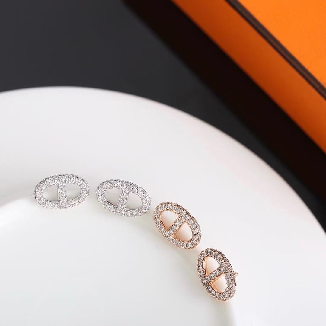 Hermes Farandole Earrings Rose Gold H221516B 00 - Image 7