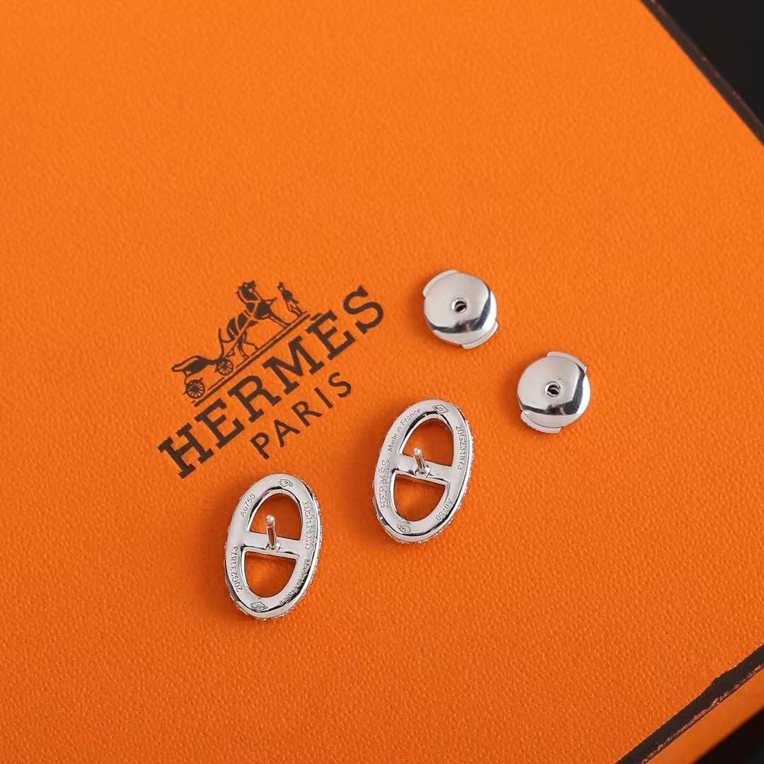 Hermes Farandole Earrings Rose Gold H221516B 00 - Image 5