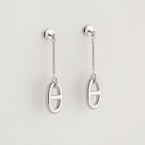 Hermes Farandole Earrings Sterling Silver H108618B 00