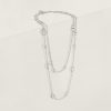 Hermes Farandole Long Necklace 160 Sterling Silver H104569B 00