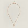 Hermes Farandole Pendant Necklace Rose Gold With Diamonds H221303B 00LG