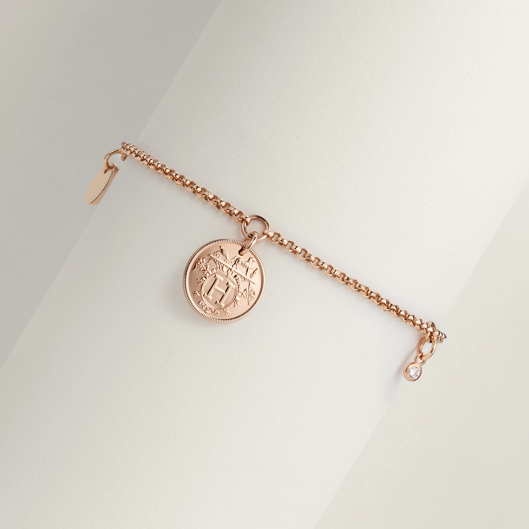 Hermès Ex-Libris Bracelet Rose Gold H120441B 00LG