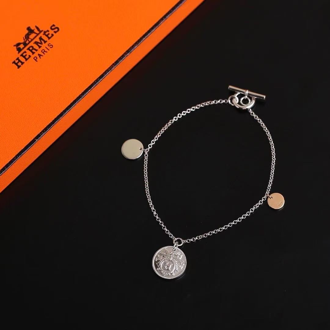 Hermès Ex-Libris Bracelet Sterling Silver H120440B 00LG - Image 8