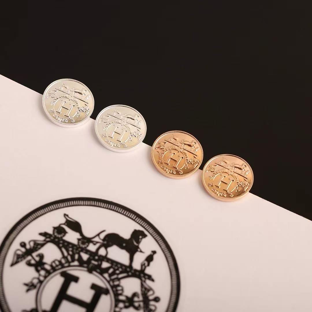 Hermès Ex-Libris Earrings Rose Gold H120544B 00 - Image 9
