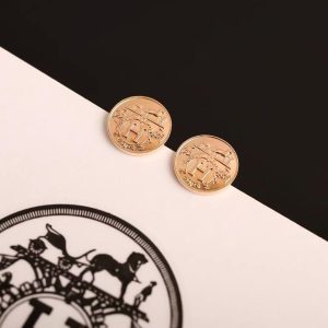 Hermès Ex-Libris Earrings Rose Gold H120544B 00 - Image 7