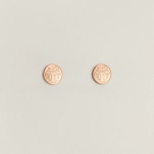 Hermès Ex-Libris Earrings Rose Gold H120544B 00