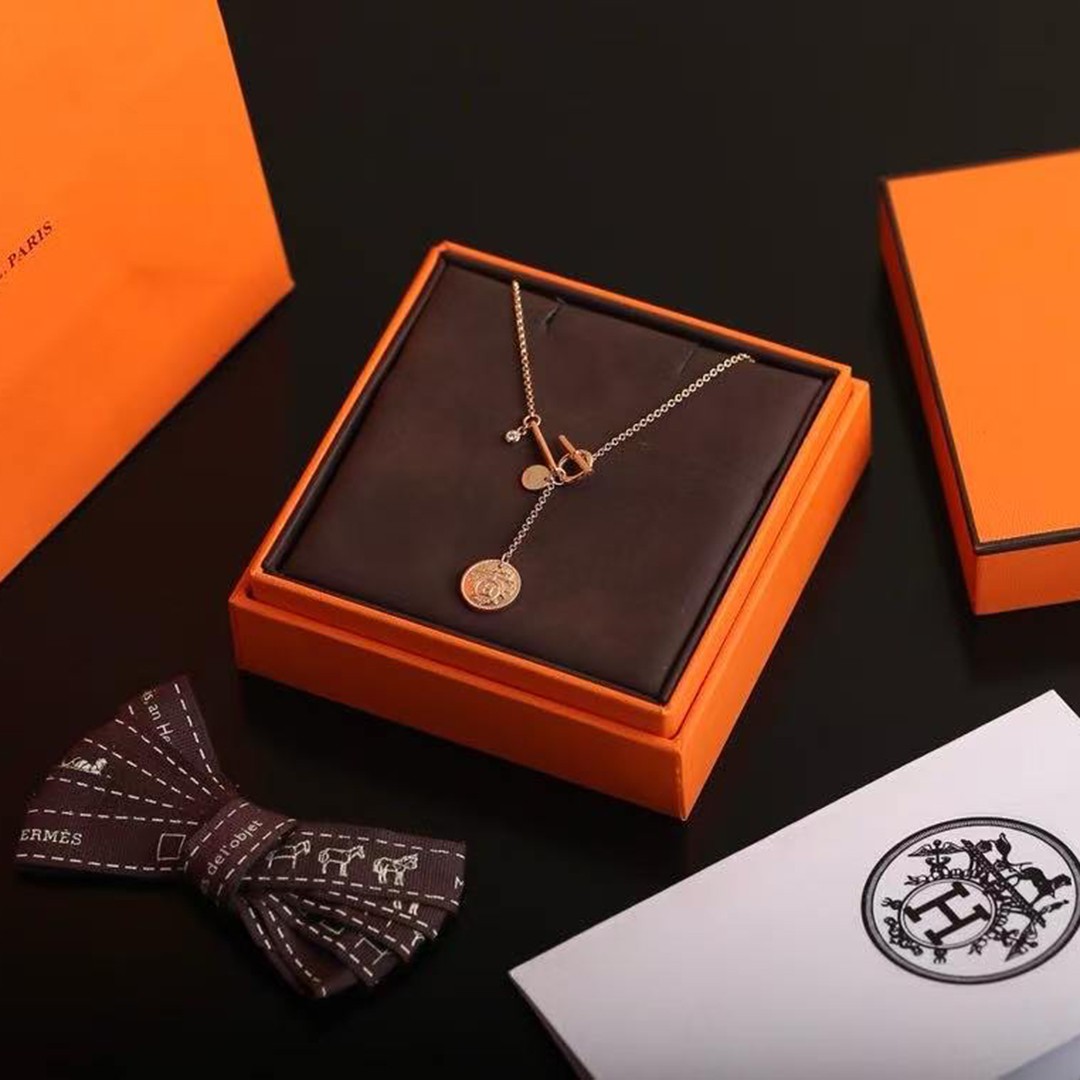 Hermès Ex-Libris Pendant Small Model Rose Gold H120344B 00 - Image 9