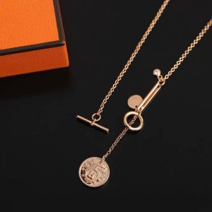 Hermès Ex-Libris Pendant Small Model Rose Gold H120344B 00 - Image 6