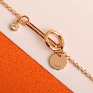 Hermès Ex-Libris Pendant Small Model Rose Gold H120344B 00 - Image 4