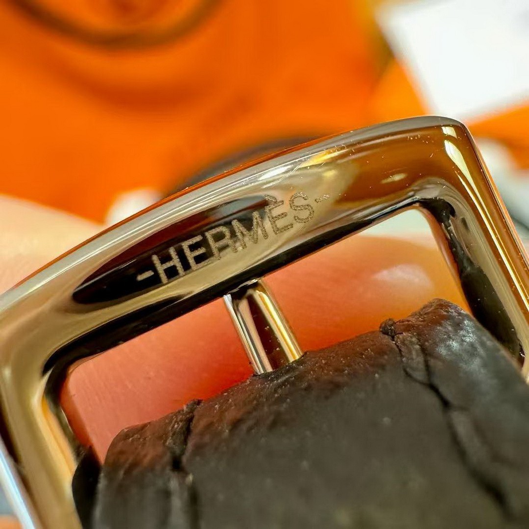 Hermes Hermèsnap Wallet Handmade In Epsom Calfskin Leather Silver Hardware ck89 Noir - Image 11