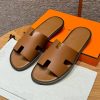 Hermes Izmir Sandal Men Calfskin Gold H041141ZH03395