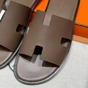 Hermes Izmir Sandal Men Epsom Calfskin Etoupe H221824ZHX4390 - Image 10