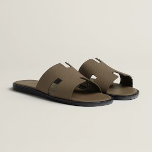 Hermes Izmir Sandal Men Epsom Calfskin Etoupe H221824ZHX4390 - Image 3