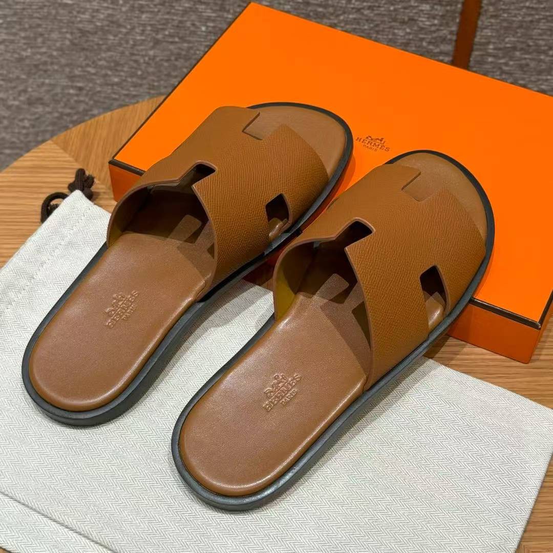 Hermes Izmir Sandal Men Epsom Calfskin Gold - Image 2