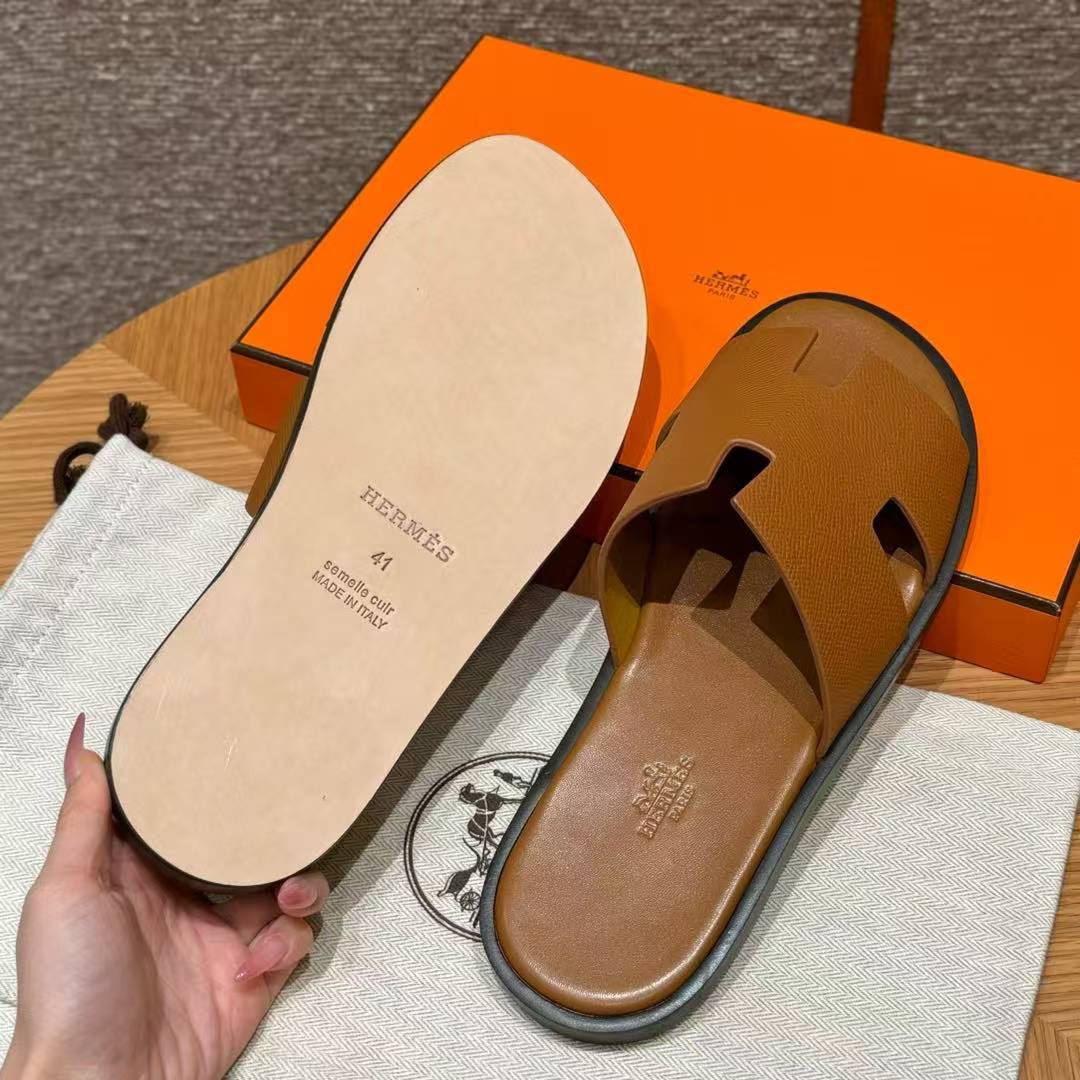 Hermes Izmir Sandal Men Epsom Calfskin Gold - Image 11
