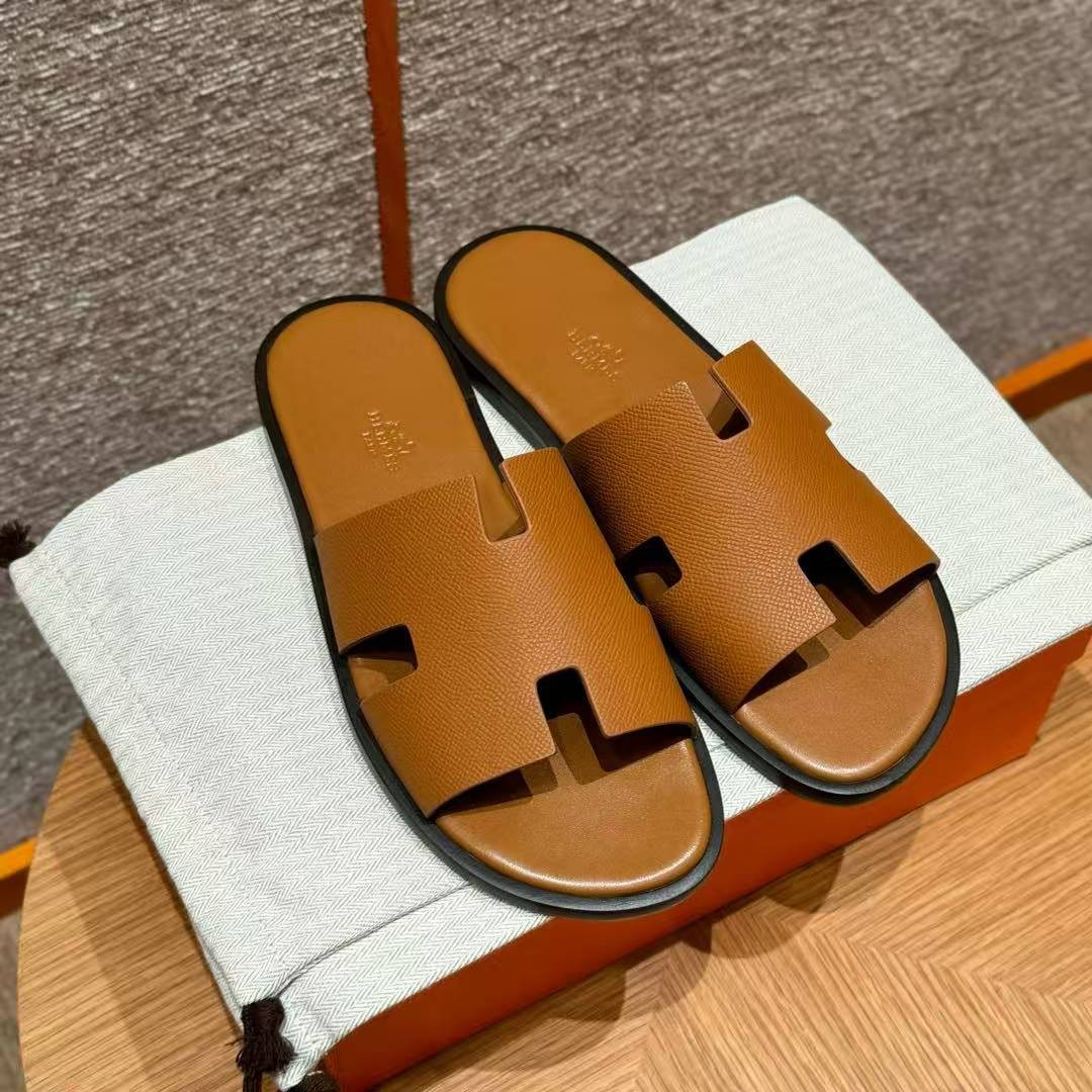 Hermes Izmir Sandal Men Epsom Calfskin Gold - Image 8
