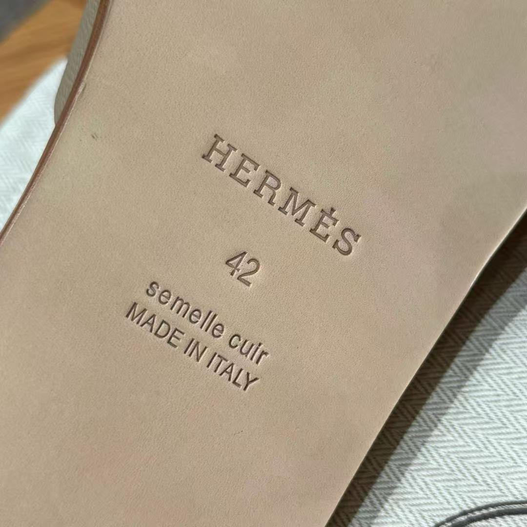 Hermes Izmir Sandal Men Epsom Calfskin S2 Trench - Image 2