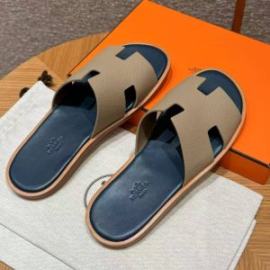 Hermes Izmir Sandal Men Epsom Calfskin S2 Trench - Image 8
