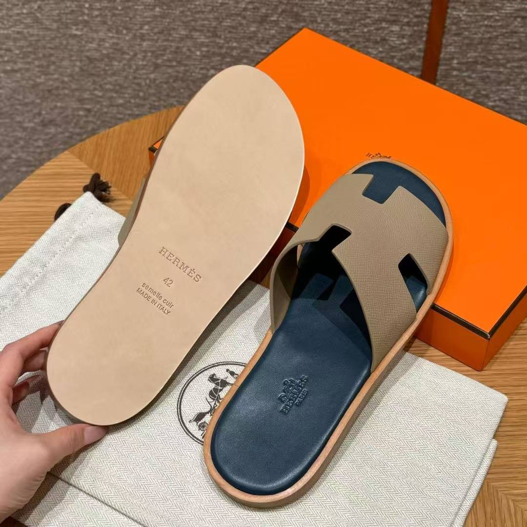 Hermes Izmir Sandal Men Epsom Calfskin S2 Trench - Image 6