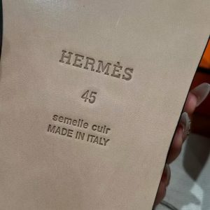 Hermes Izmir Sandal Men Matte Mississippiensis Alligator Black - Image 9