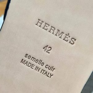 Hermes Izmir Sandal Men Matte Mississippiensis Alligator Black Gris Eatin - Image 6