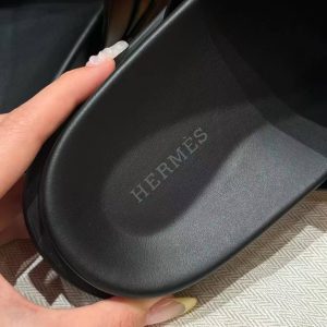 Hermes Jackson Sandal Men Techno-sandal Calfskin Noir H242951ZH01390 - Image 14